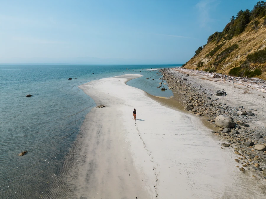 Thormanby vs Savary Island: Low tide pools