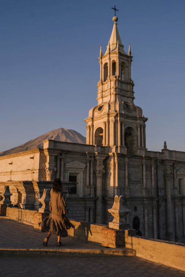 Best Things to Do In Arequipa: Rooftop views looking out to Plaza De Armas