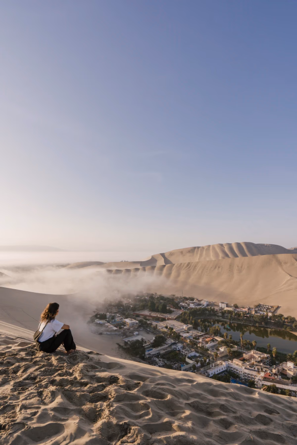 Best Things to Do In Huacachina, Peru: sand dunes at sunrise